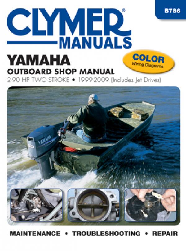 Yamaha Marine 2-90hp 1999-2002 Outboard Boat Motor Engine Repair Service Manual 