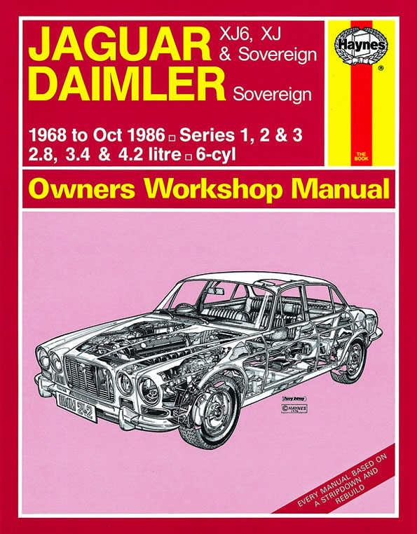 Haynes Workshop Manual Jaguar Daimler 1968-1986 XJ6 XJ Sovereign Service Repair 