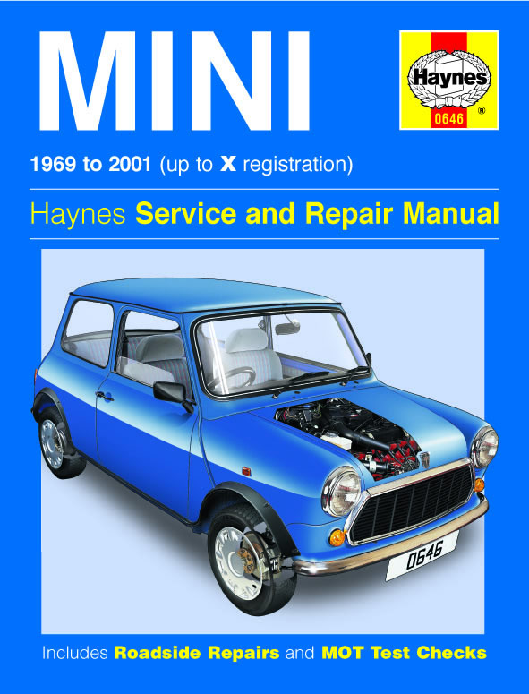 Haynes Manual 0646 Mini Clubman Van Pick-up 1275GT 1.3 Cooper 1969-2001 NEW 