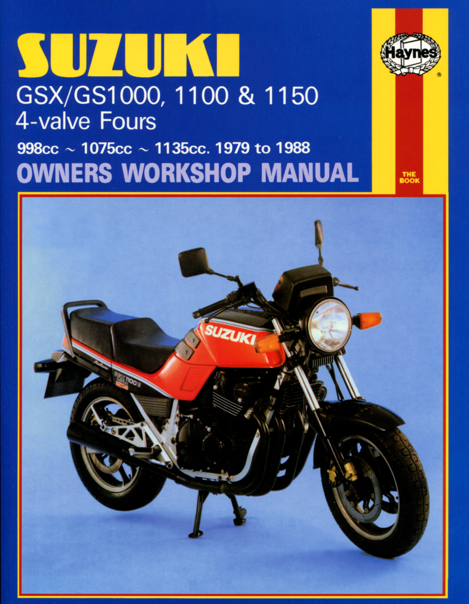 Details about   1982 SUZUKI  GS1100E Motorcycle Supplementary Service Manual Factory Original 
