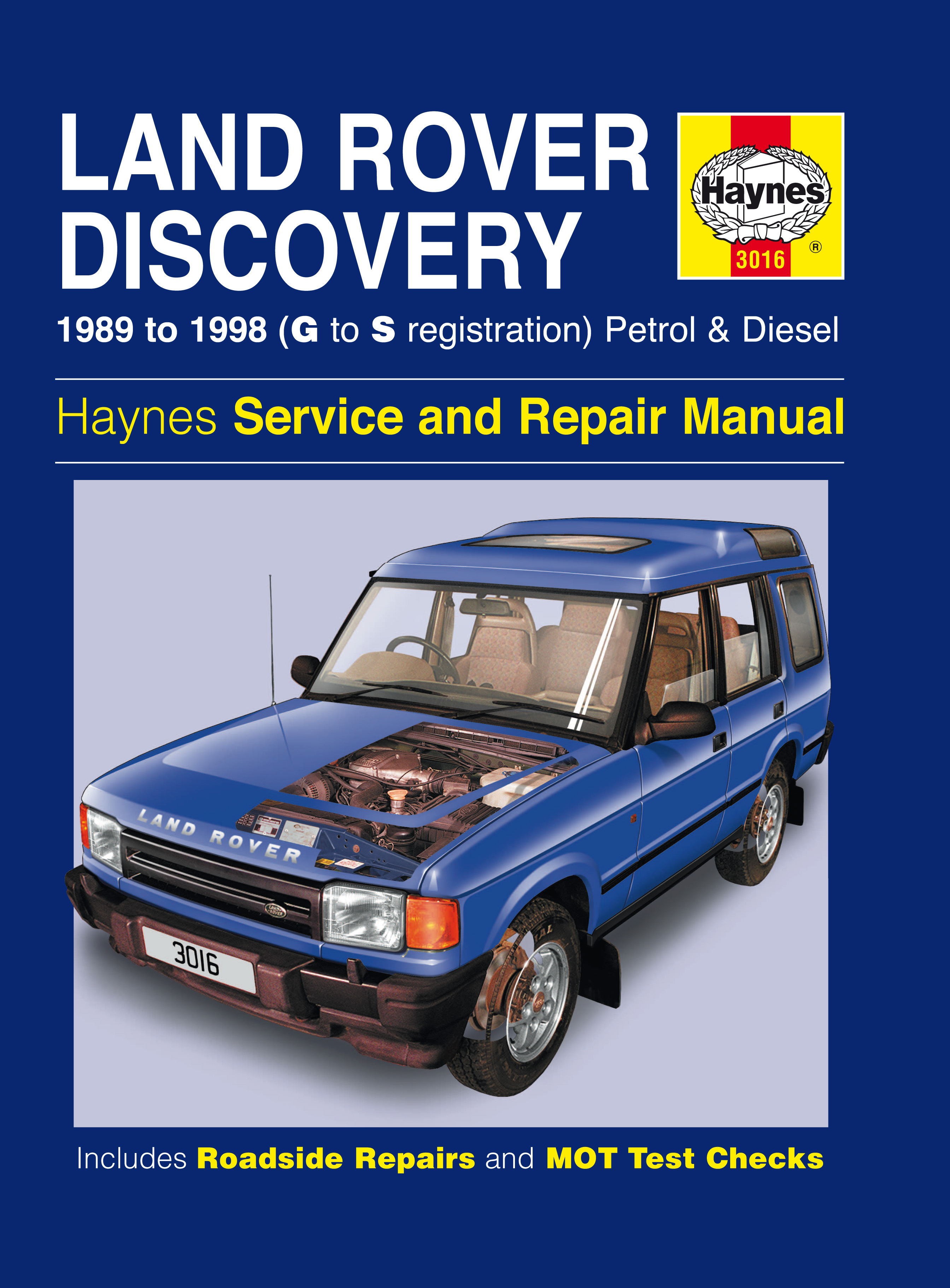 Haynes Workshop Manual Land Rover Discovery 1989-1998 New Service Repair