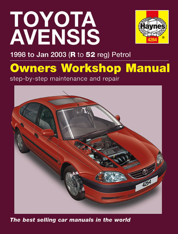 Toyota Avensis 1.6 1.8 2.0 1998-2003 Haynes Manual 4264 