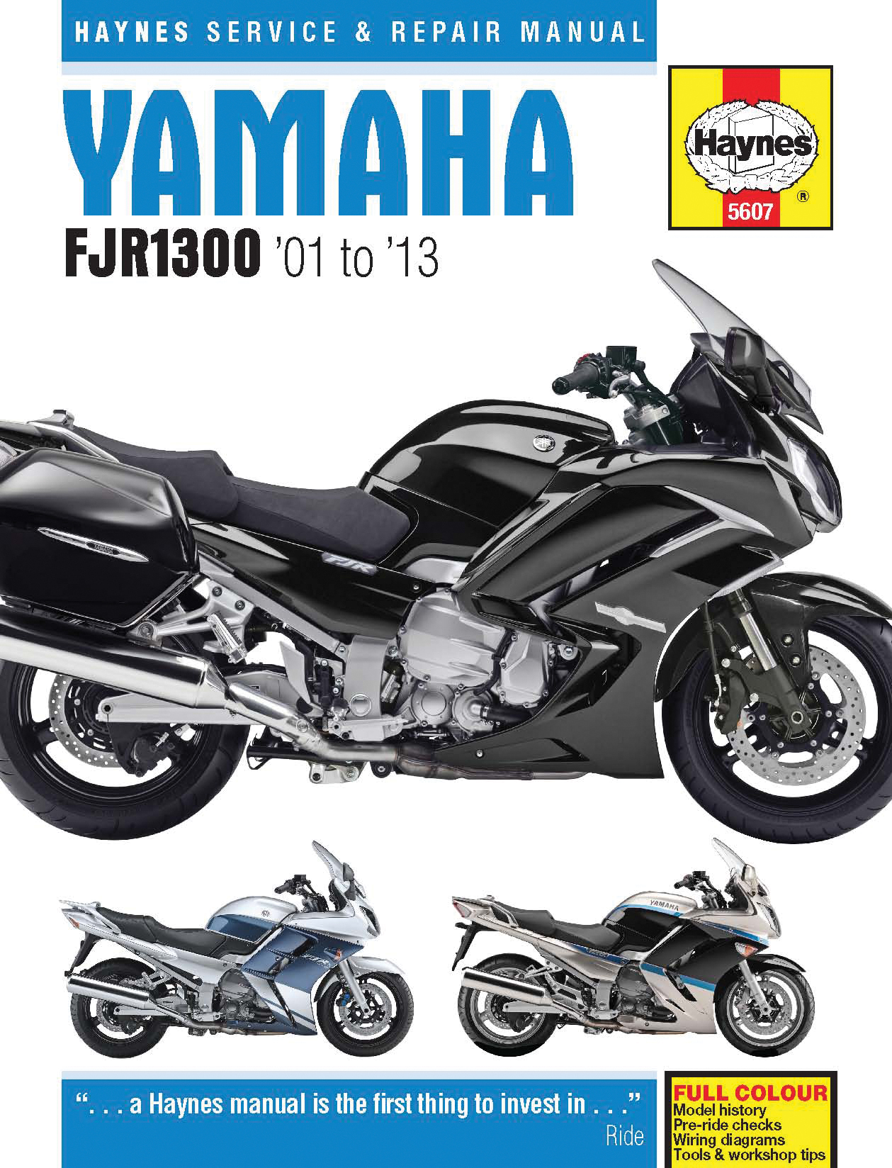 High-Def 2003-2005 Yamaha FJR1300 FJR 1300 Series Maintenance & Repair Manual