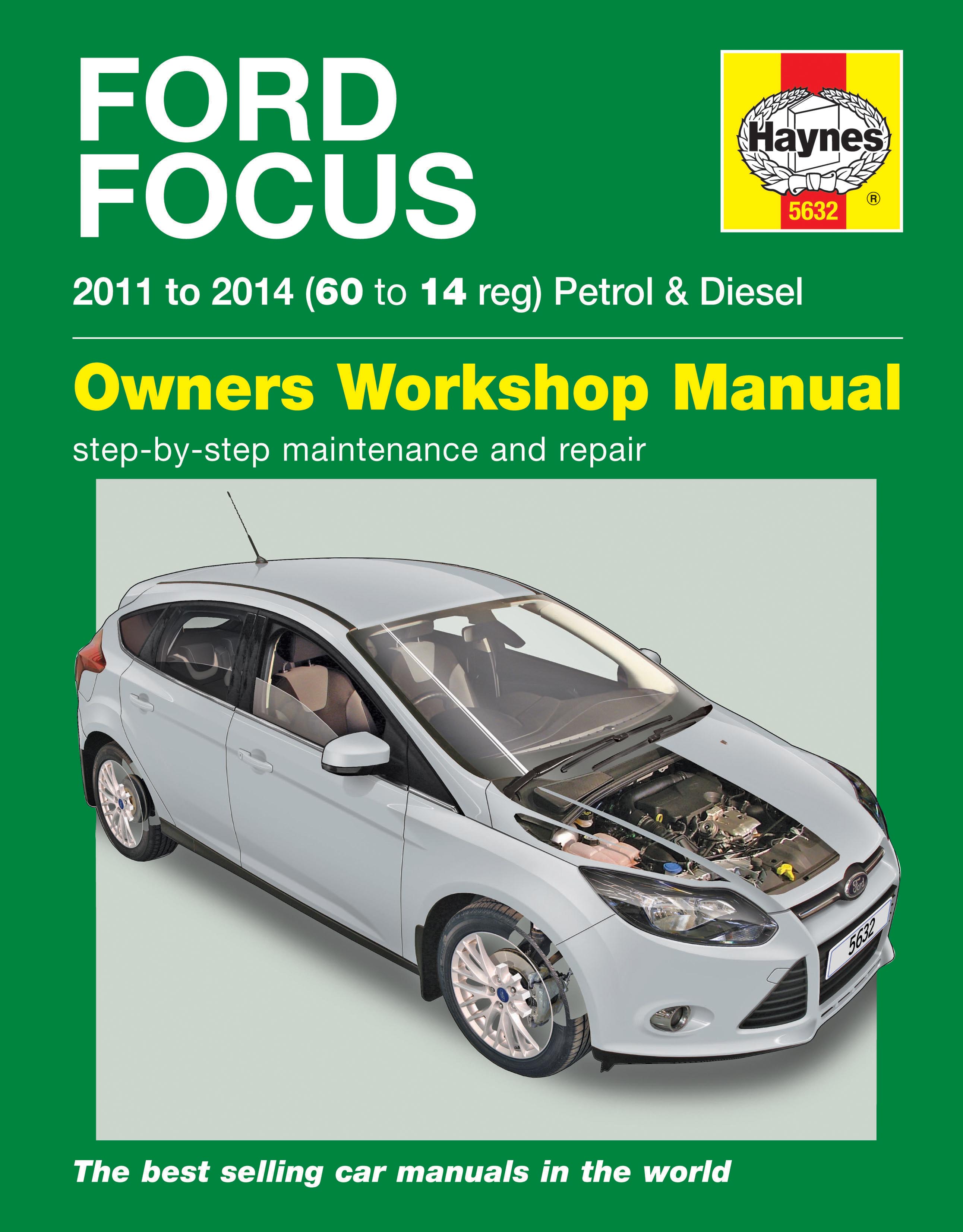 Haynes Publications 36035 Repair Manual Ford Focus 2012 thru 2014 