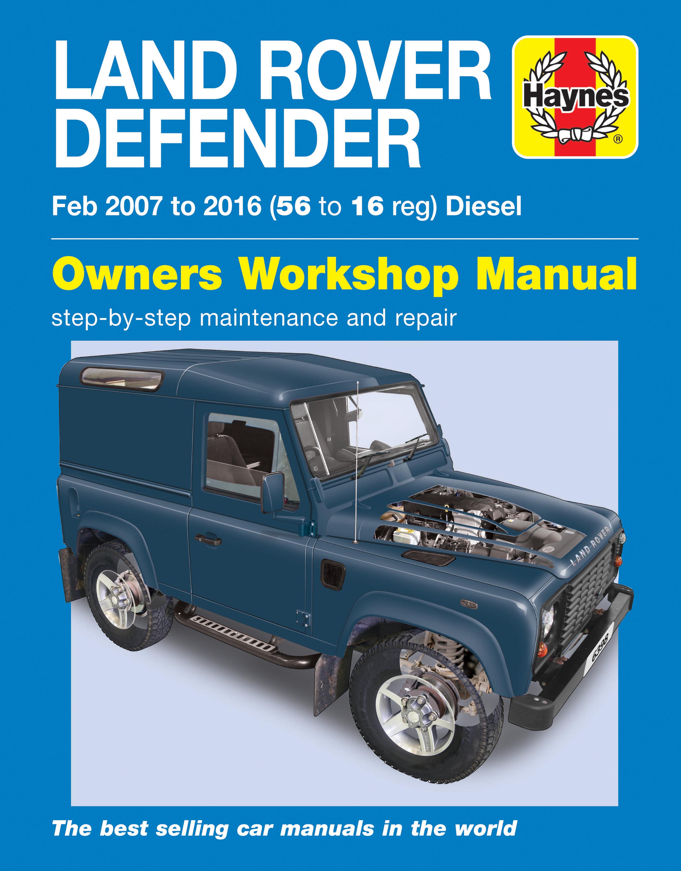 Land Rover Defender Workshop Manual 2007 Onwards 