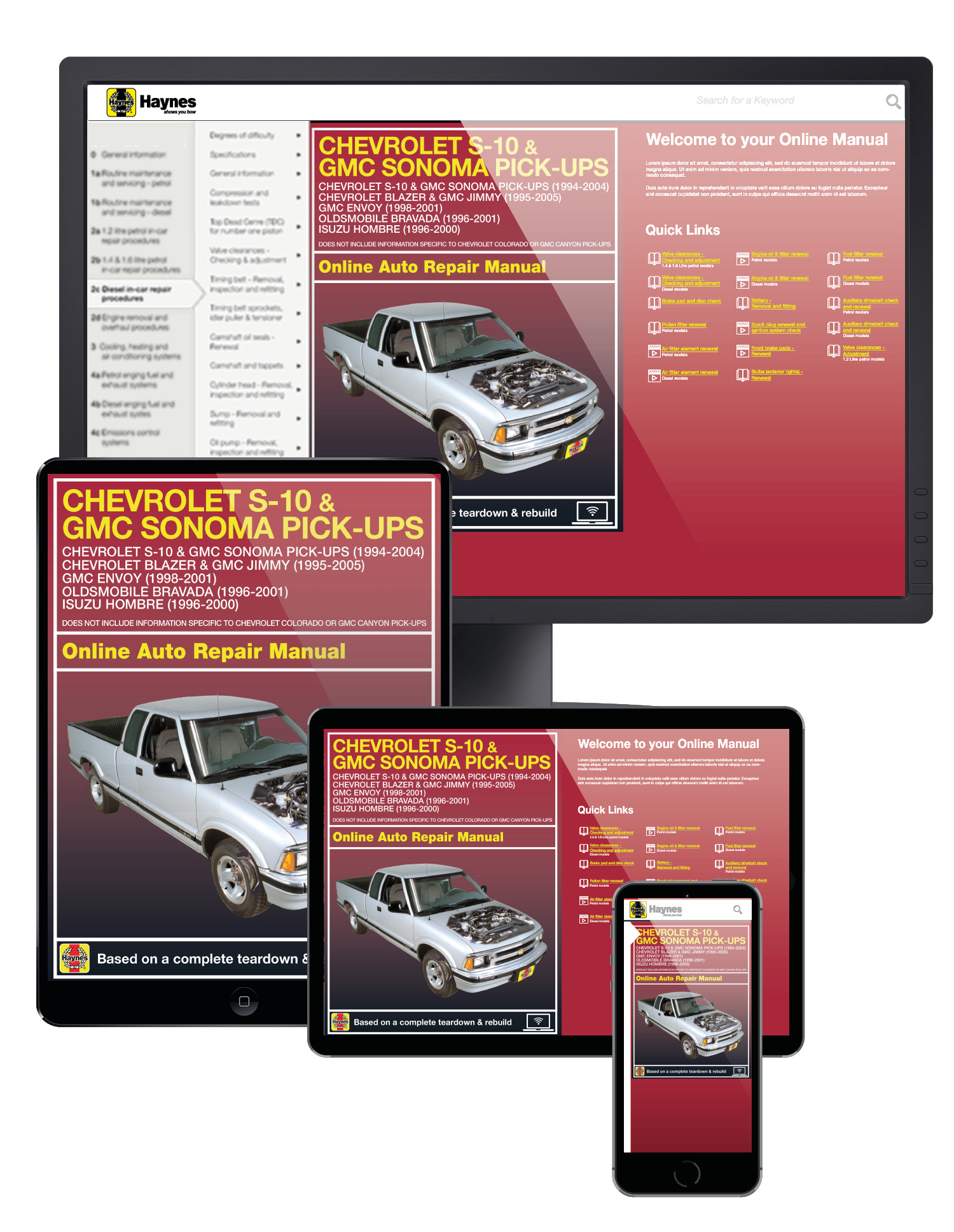 Chevrolet Blazer Haynes Repair Manuals