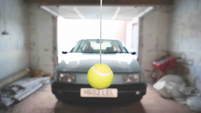 Car hacks tennis ball parking garage