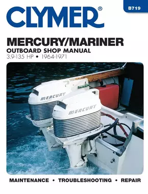 Mercury Vintage 3.9-135 HP Outboard Service and Repair Manual (1964-1971)