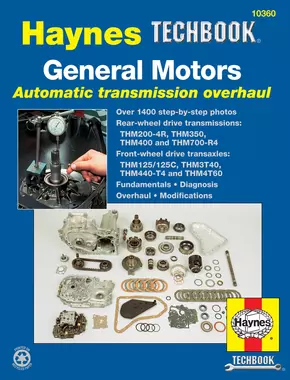 General Motors Automatic Transmission Overhaul Haynes Techbook (USA)