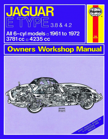Haynes Manuel Classique réimpression 0140 Jusqu'à L REG Jaguar E Type 3.8 4.2 1961-72