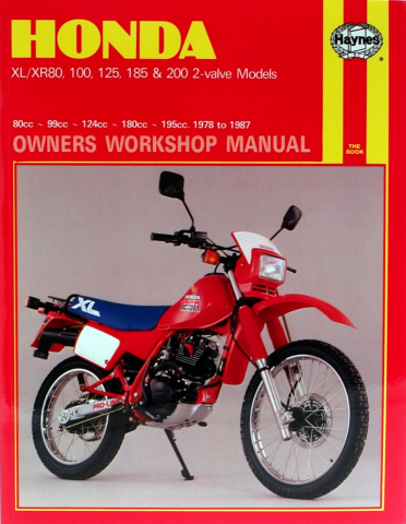 Honda 1982 XR100 XR 100 ORIGINAL New Old Stock Original Owners Manual P409 