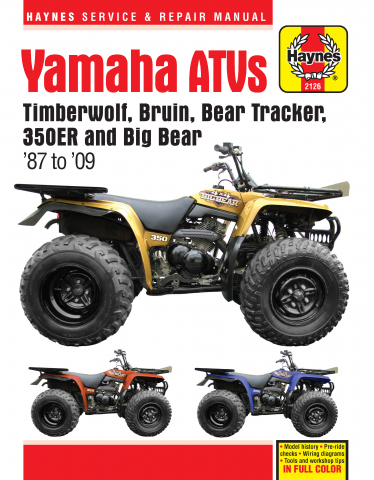 Yamaha Yfm350 Big Bear Haynes Repair
