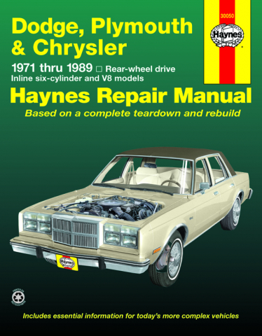 Duster Owner's Manual 71 PLYMOUTH 1971 Valiant