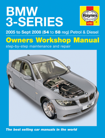 Sept 2008 to Feb 2012 5901 Haynes BMW 3-Series 58-61 Workshop Manual 