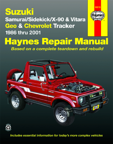 Suzuki Geo Tracker Haynes Repair Manuals & Guides  97 Geo Tracker 2 Wheel Drive Wiring Diagram    Haynes Manuals