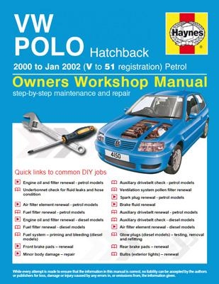 Haynes Workshop Manual VW Polo 2002-2009 Service & Repair 51-59 Reg 