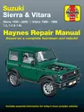Suzuki Sierra & Vitara 1988-2000 Haynes Repair Manual