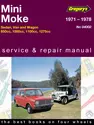 Leyland Mini (71-78), Moke (71-82) Gregorys Repair Manual