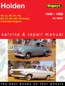 Holden Special and Premier (48 - 68) Gregorys Repair Manual