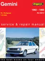 Holden Gemini (82 - 85) Gregorys Repair Manual