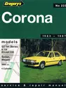 Toyota Corona (83 - 87) Gregorys Repair Manual