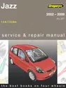 Honda Jazz (02 - 08) Gregorys Repair Manual