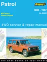Nissan Patrol,Diesel, (80 - 87) Gregorys Repair Manual