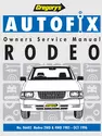 Holden Rodeo (85 - 96)  Gregorys Repair Manual