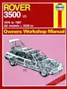 Rover 3500 (76 - 87) Haynes Repair Manual