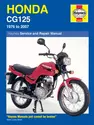 Honda CG125 (76 - 07) Haynes Repair Manual