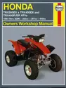 Honda TRX300EX, TRX400EX & TRX450R/ER ATVs (93 - 06) Haynes Repair Manual