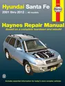 Hyundai Santa Fe (2001-2012) Haynes Repair Manual (USA)