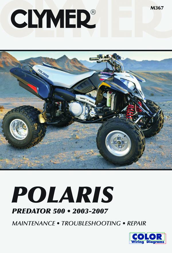 Clymer Workshop Manual Polaris Predator 500 Tory Lee 2003-2007 Service Repair AT 
