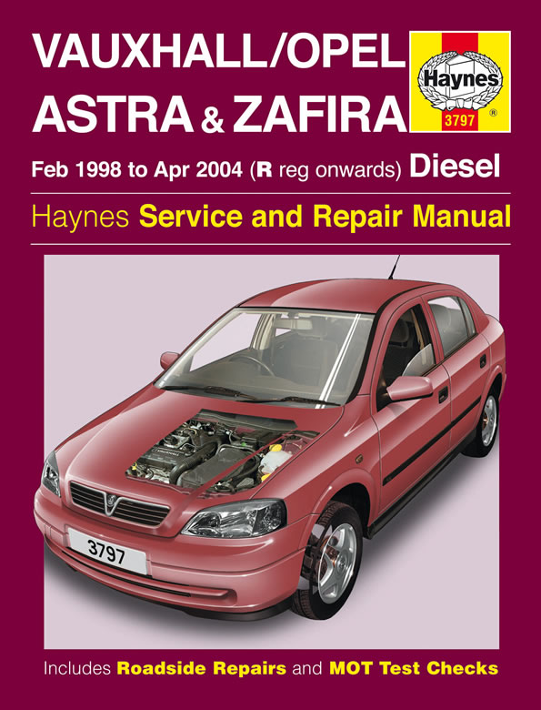 Haynes Manual Zafira 2015