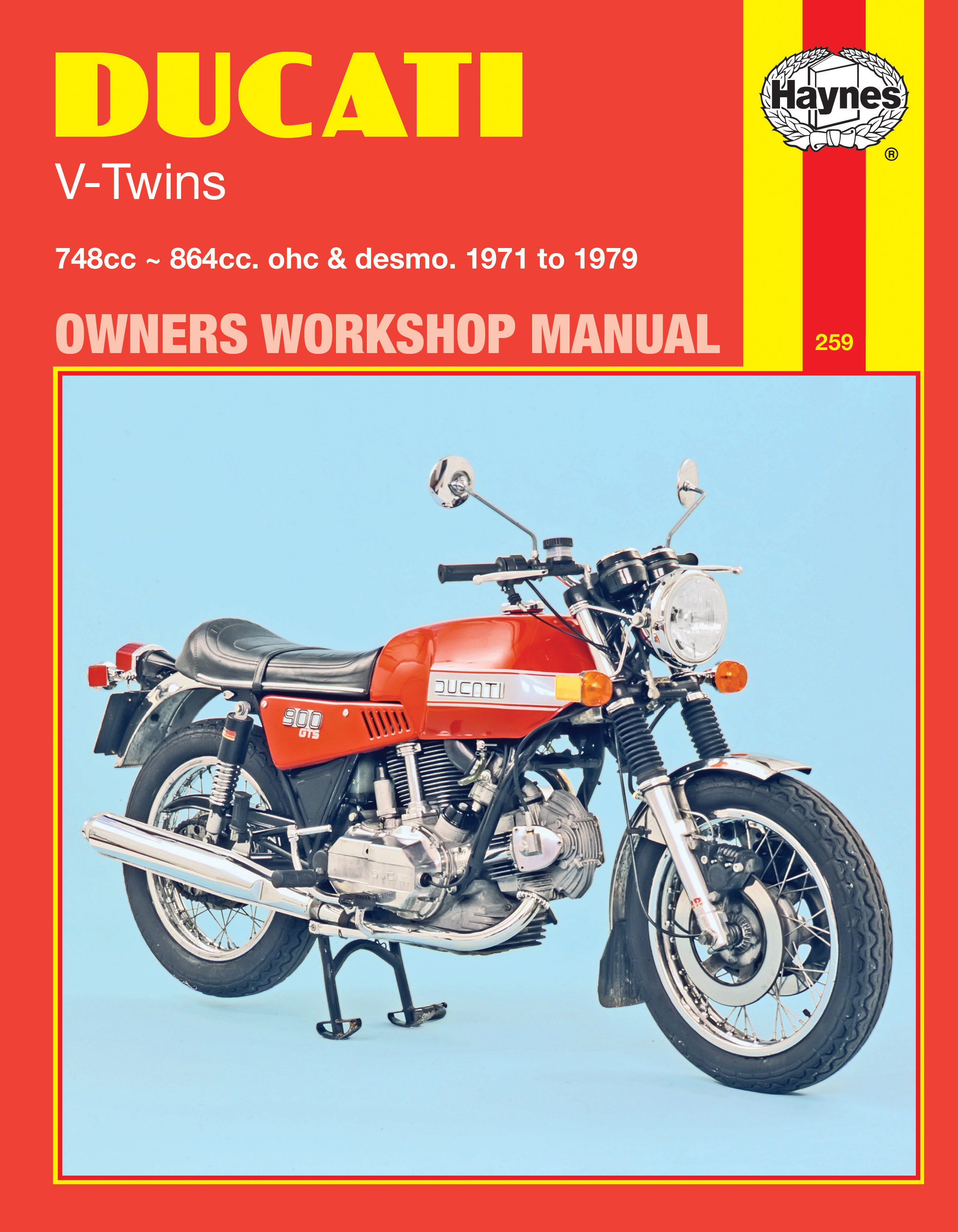 Haynes サービスマニュアル DUCATI V TWIN 通ず 1971～1979