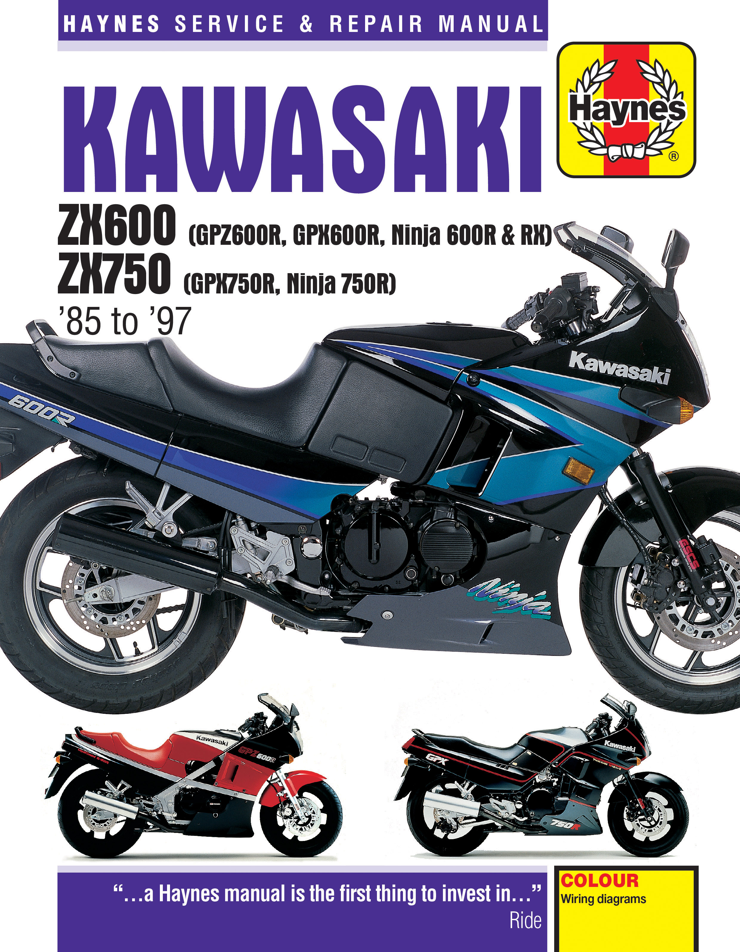 Genuine Kawasaki GPX600 GPZ600R Front Wheel Bearings 1988-1996 