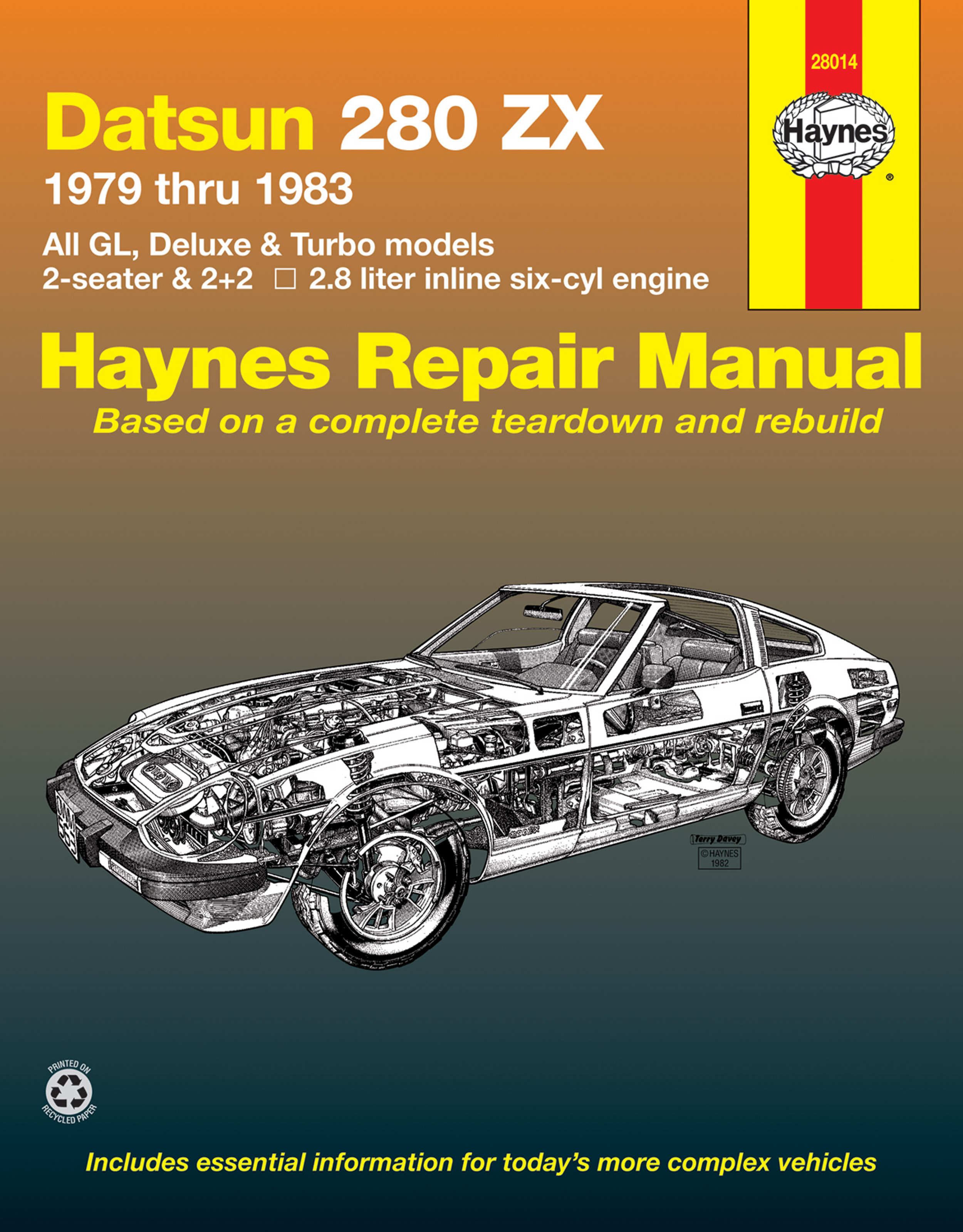 Nissan 280ZX 1979 - 1983 Haynes Repair Manuals & Guides
