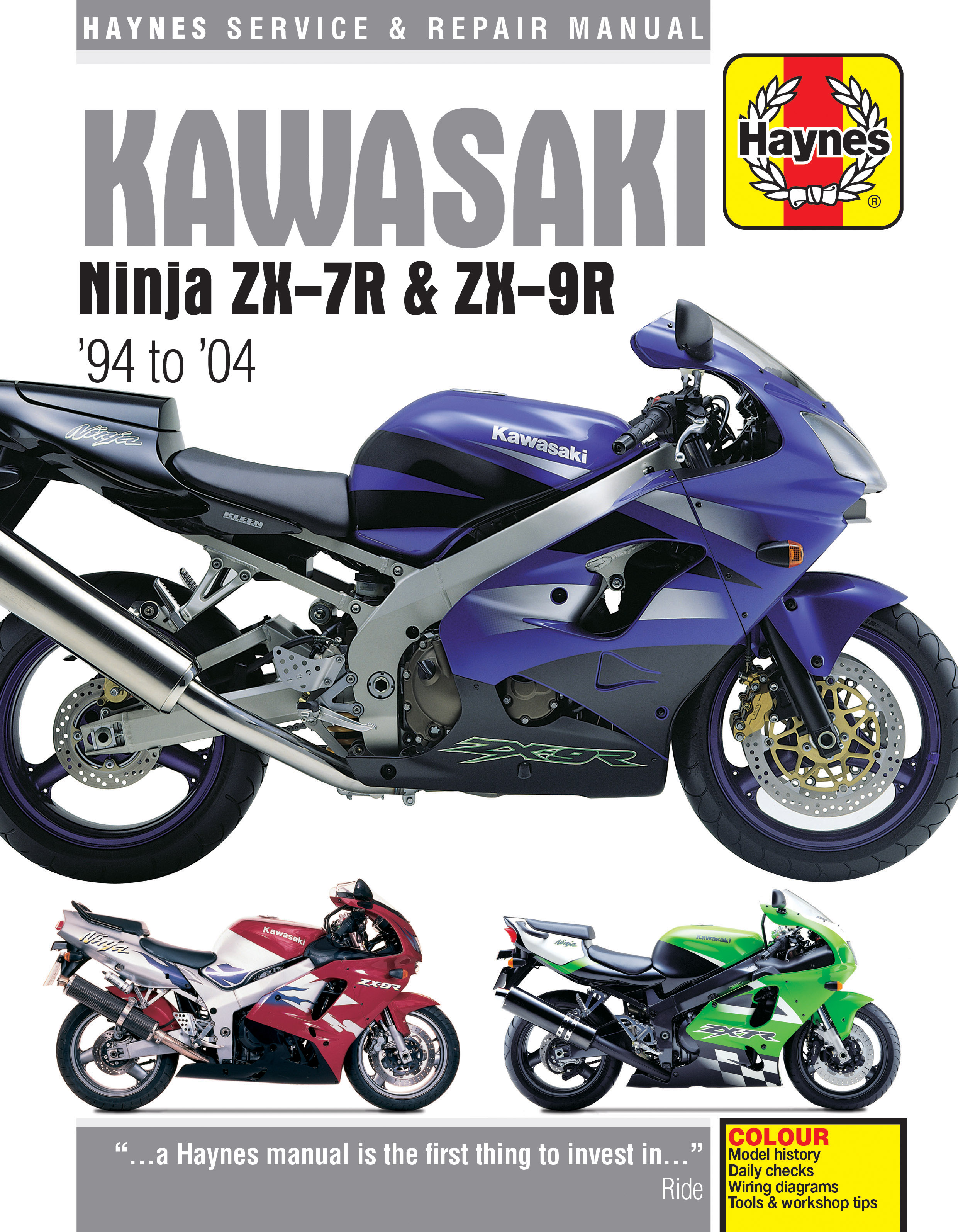 Kawasaki Ninja ZX-7R & ZX-9R (94 - 04) Haynes Repair Manual