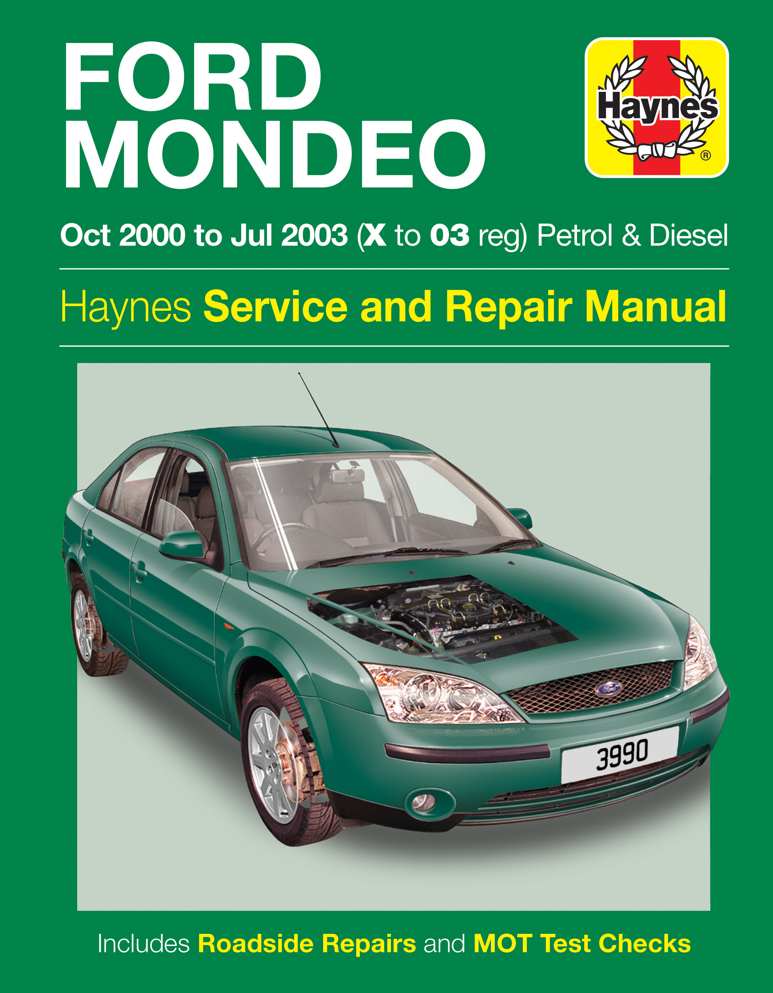 Haynes Workshop Manual Ford Mondeo Petrol Diesel 2003-2007 Service & Repair 