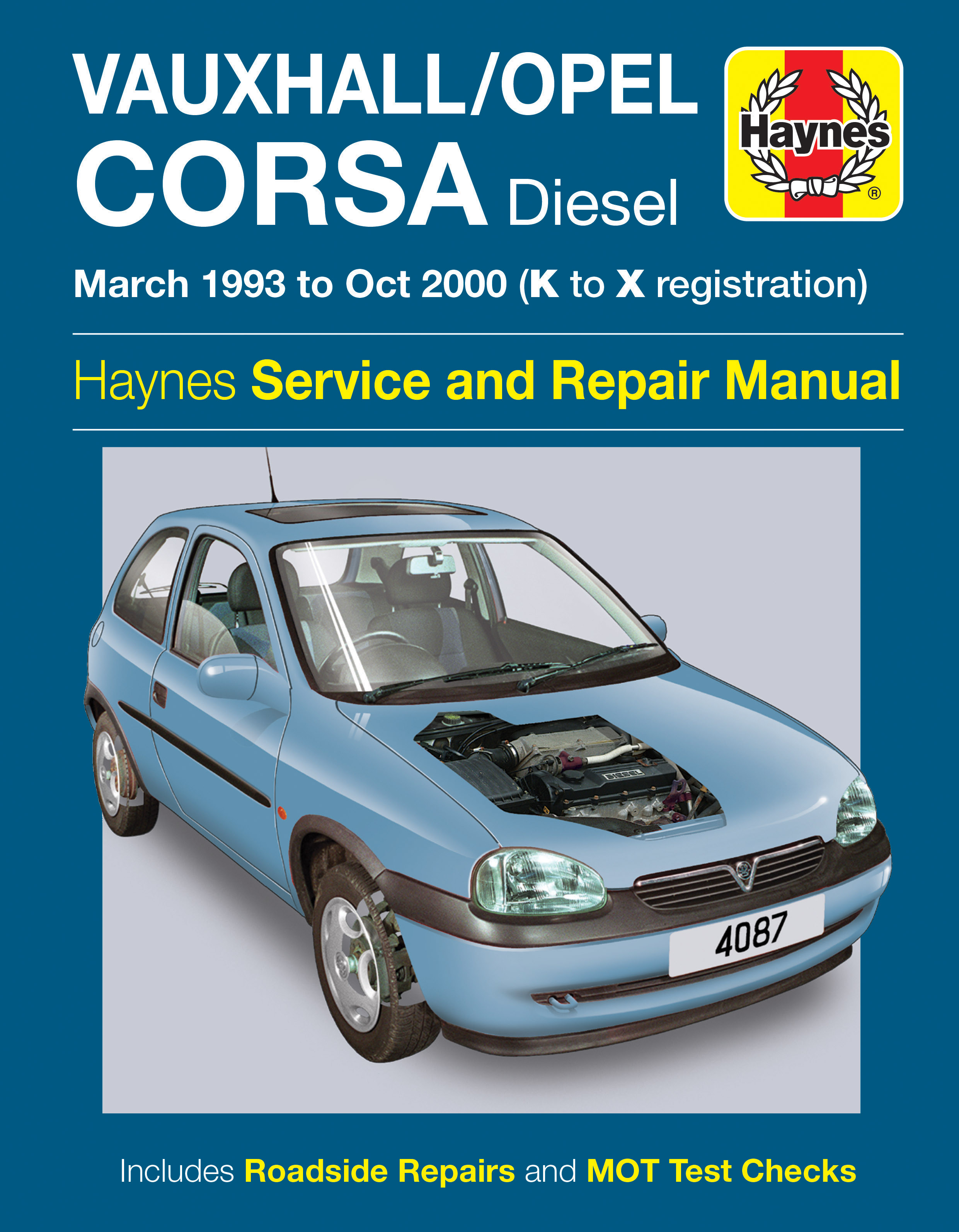 Opel CORSA 1997 - 2000 Haynes Repair Manuals & Guides