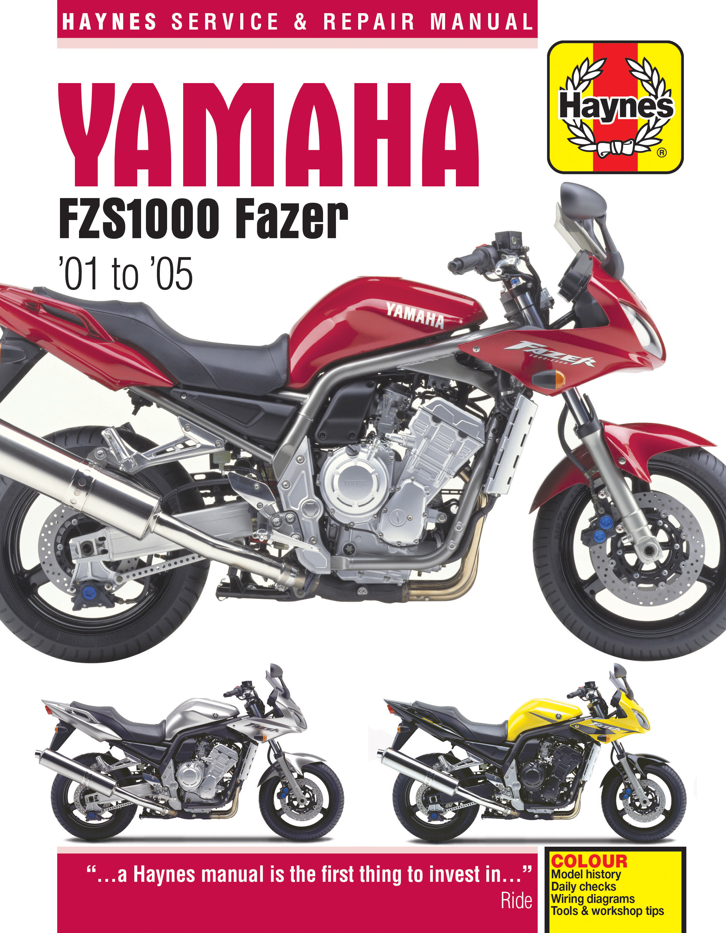 Yamaha FZS1000 Fazer (01 - 05) Haynes Repair Manual