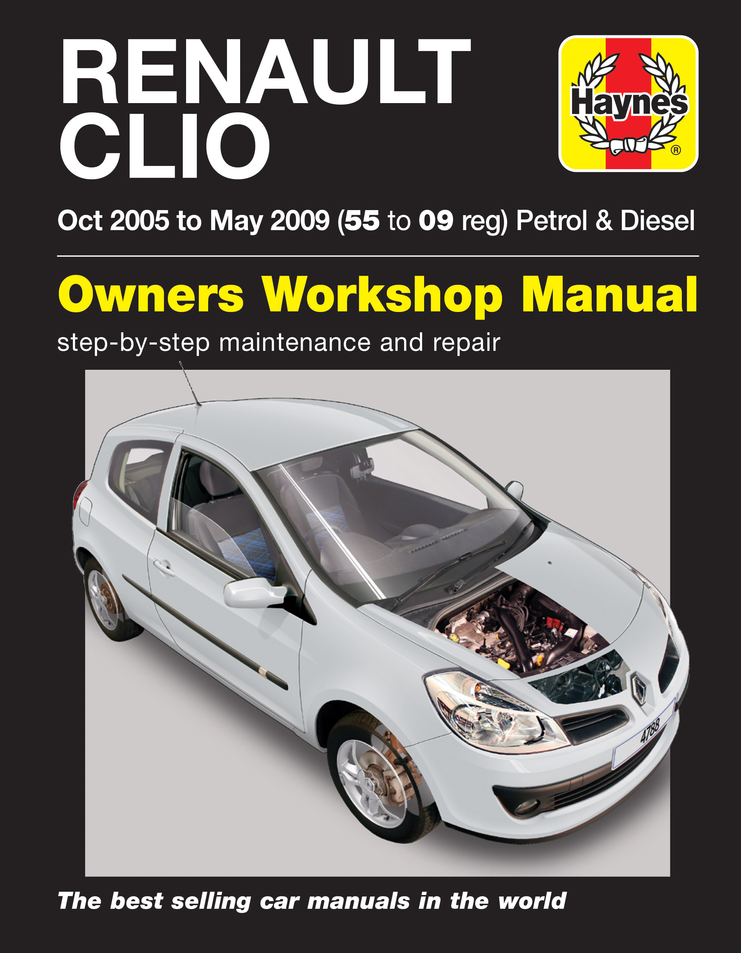 2013-2018 Manuale Officina 6425 Haynes Renault Clio Benzina & Diesel 