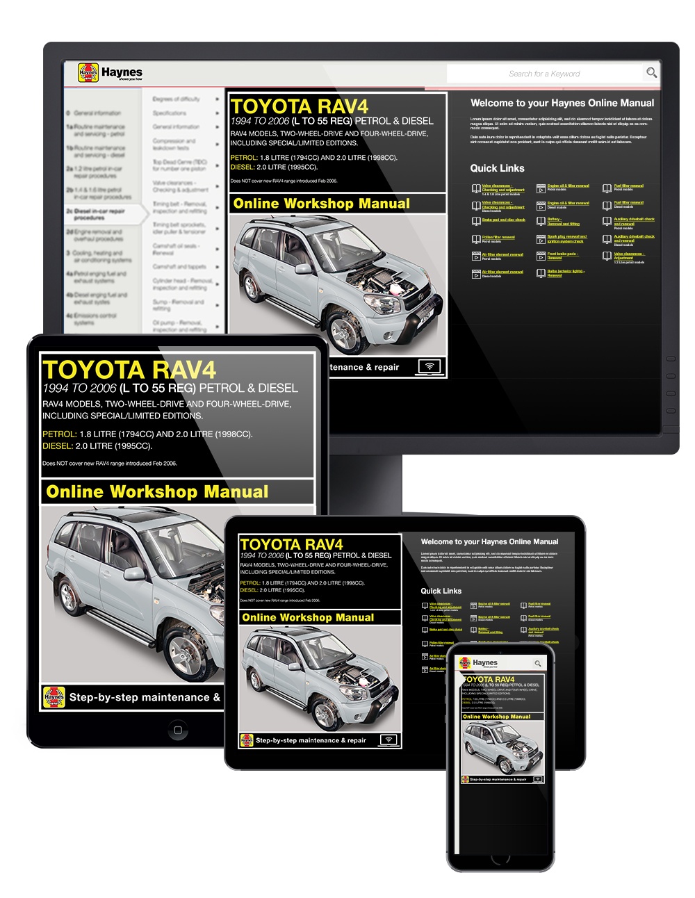 Toyota Rav4 Haynes Repair Manuals And Guides