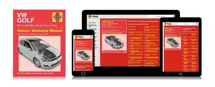 Haynes publishes new Owners Workshop Manual for Mk7 Volkswagen Golf models