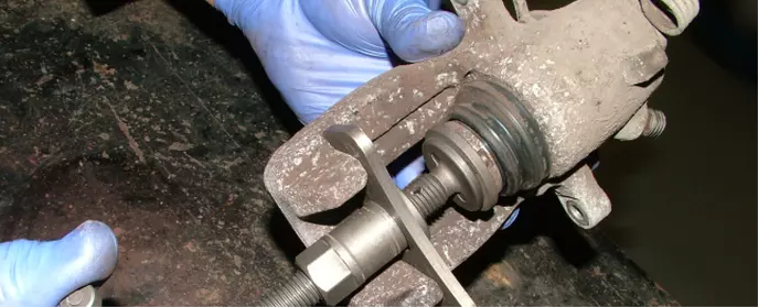 How to unseize a brake caliper