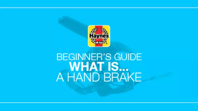 How does a car's handbrake work?