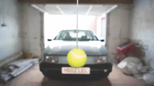 Car hacks tennis ball parking garage