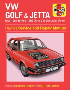 Volkswagen GOLF 1984 - 1985 Haynes Repair Manuals & Guides