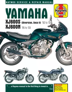 Yamaha XJ600S Diversion 1992 - 2003 Haynes Repair Manuals 