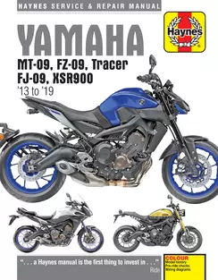 Yamaha XSR900 2016 - 2019 Haynes Repair Manuals & Guides